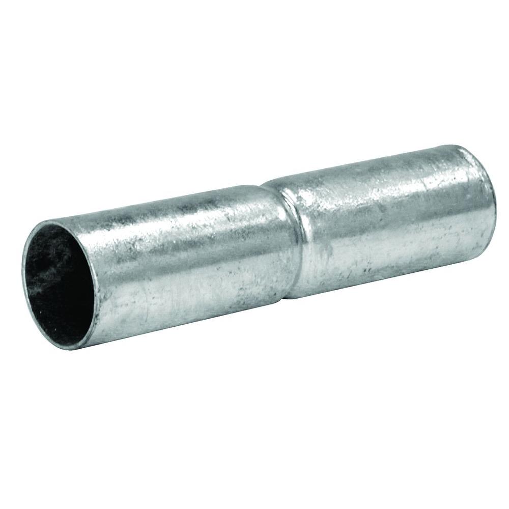 Everbilt 1-3/8 in. x 6 in. Galvanized Metal Chain Link Top Rail Sleeve