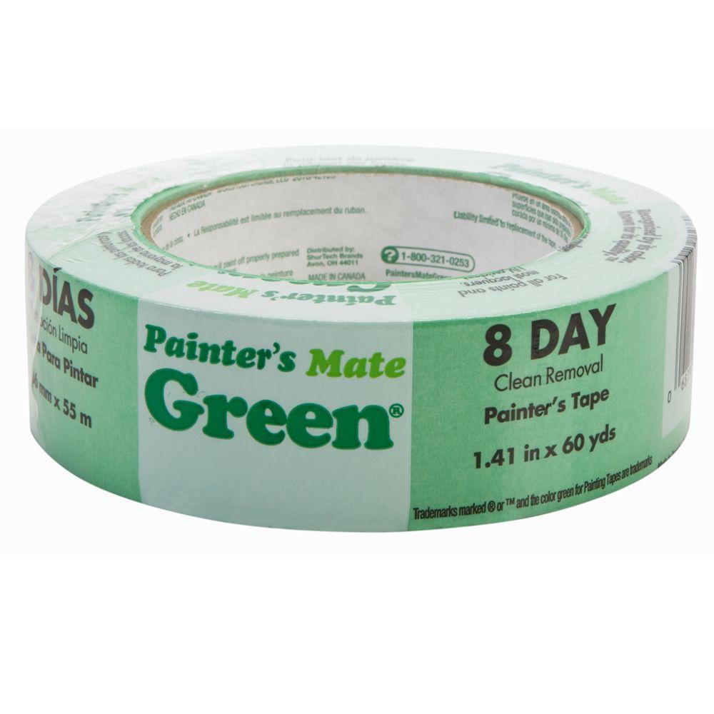 Painter's Mate Green 1.41 in. x 60 yds. Masking Tape, (16Pack)1042503