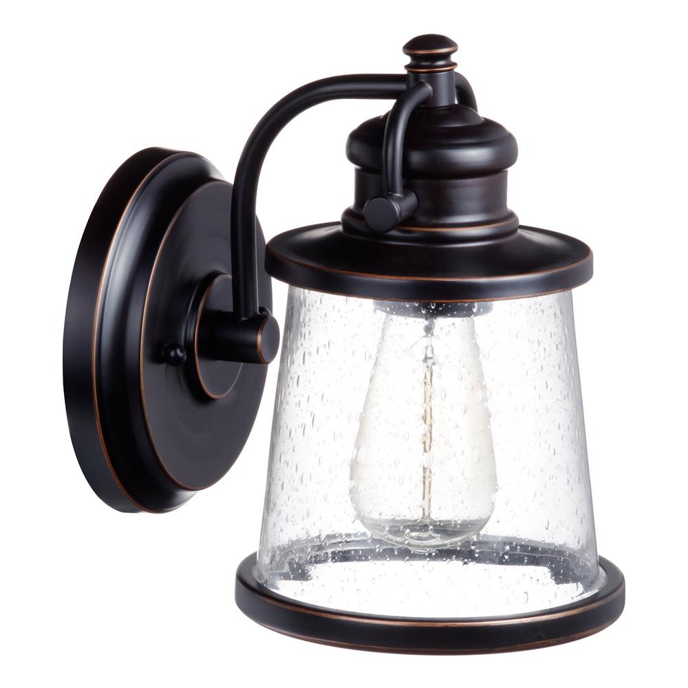 Feiss Lumiere Collection 1Light OilRubbed Bronze Outdoor Wall Mount