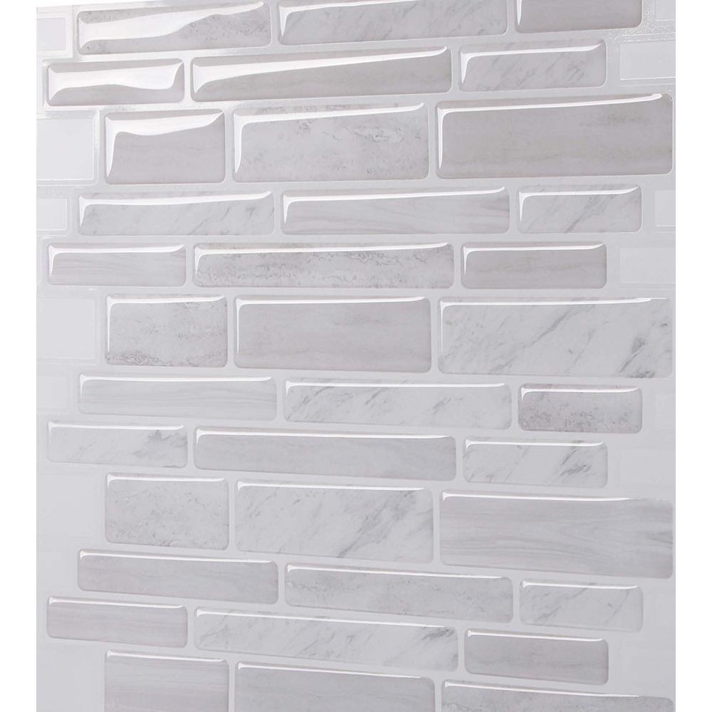Tic Tac Tiles Polito White 10 In W X H L And Stick Self Adhesive Decorative Mosaic Wall Tile Backsplash 5 Hd Brs11 The Home Depot - White Self Adhesive Bathroom Floor Tiles Tic Tac Tiles Polito White 10 In W X H L And Stick Self Adhesive Decorative Mosaic Wall Tile Backsplash 5 Hd Brs11 The Home Depot - White Self Adhesive Bathroom Floor Tiles