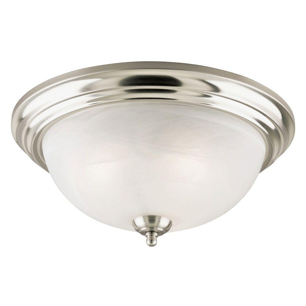 Westinghouse 3-Light Brushed Nickel Interior Ceiling ...