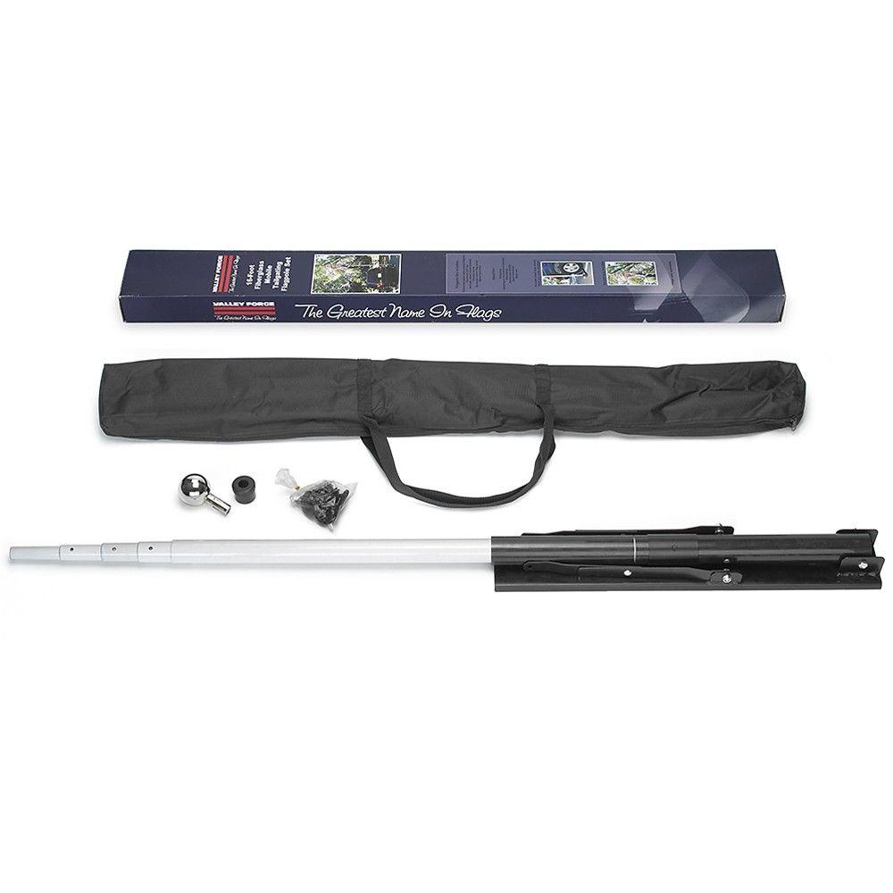 EZPole Defender 17 ft. Sectional Flagpole Kit with SwivelsEZD17 The