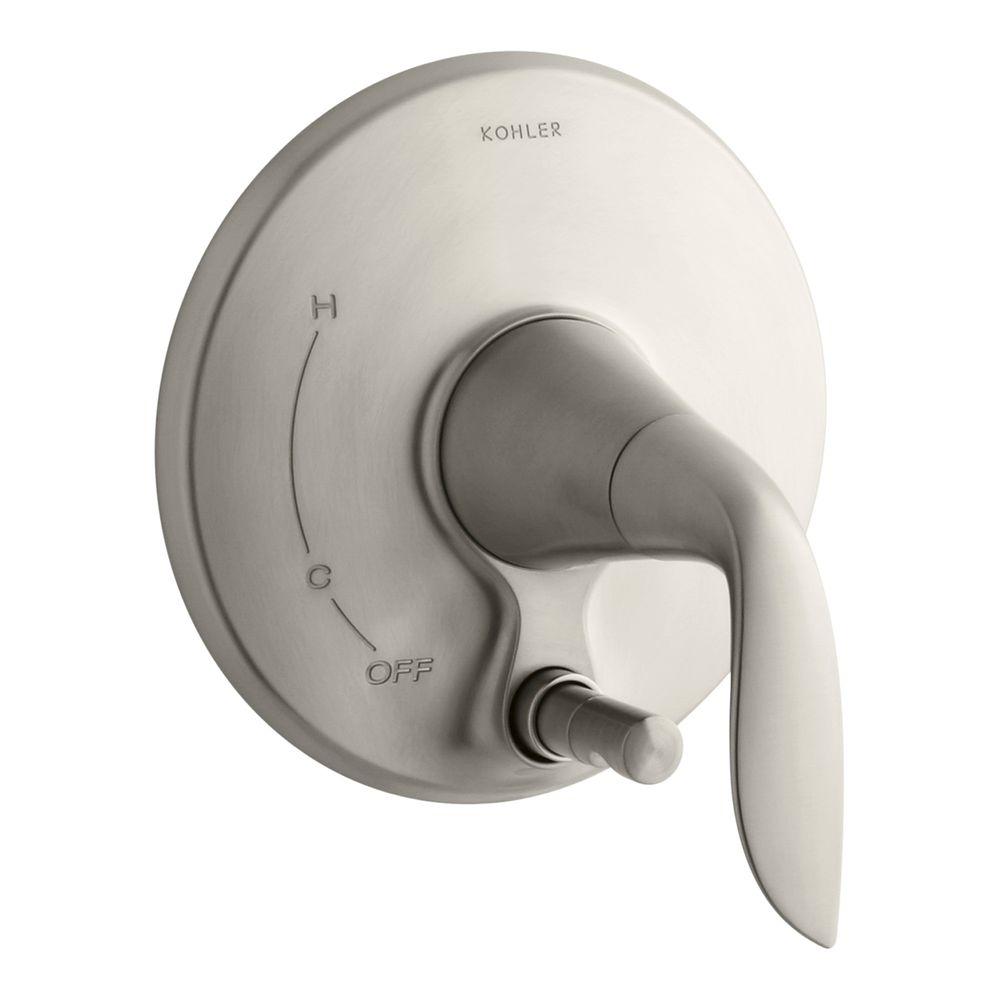 KOHLER 1Handle WallMount Shower Faucet Trim Kit with PushButton