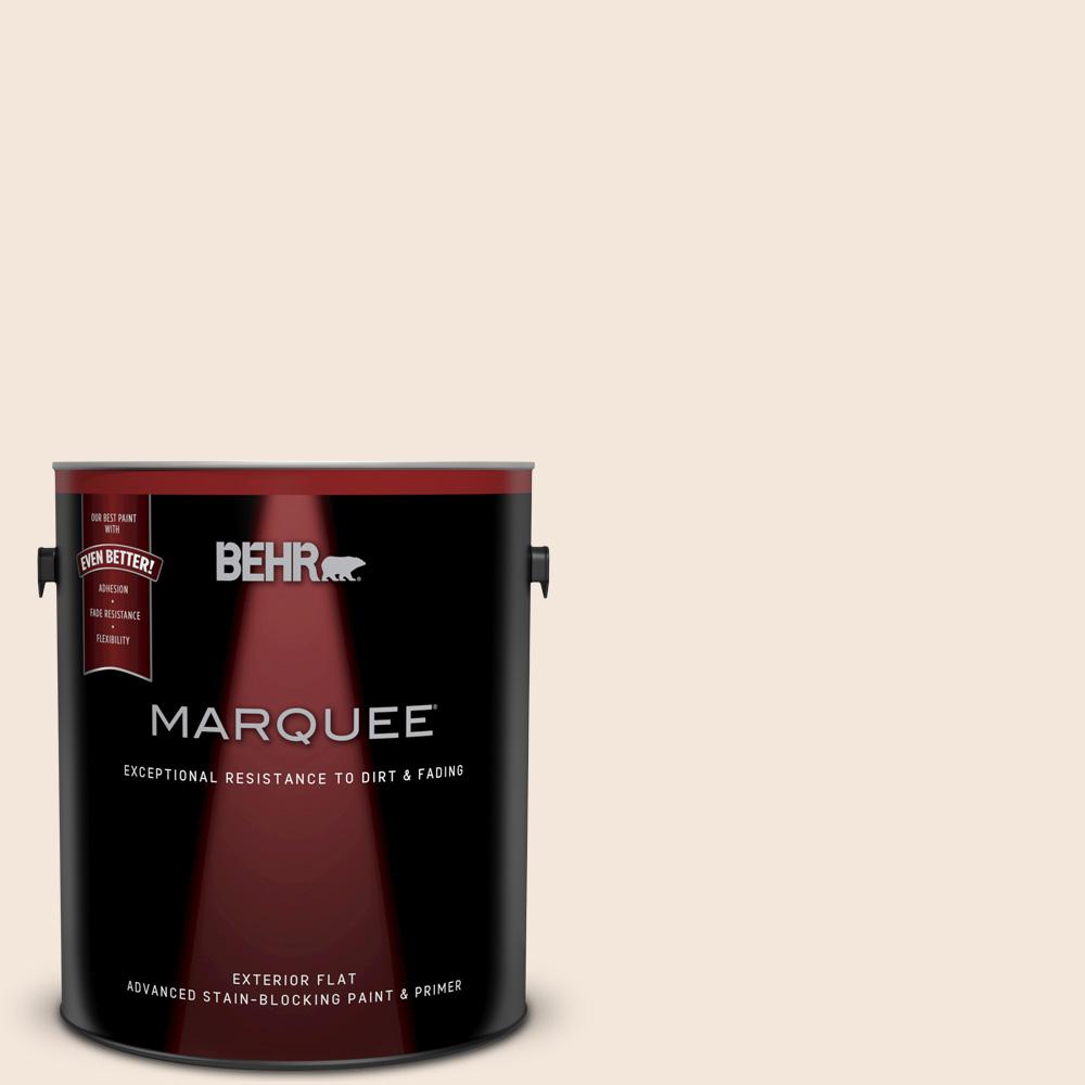 Behr Marquee 1 Gal Ecc 55 2 Adobe White Flat Exterior Paint 445001 Ecc 55 2 Adobe White Flat Exterior Paint
