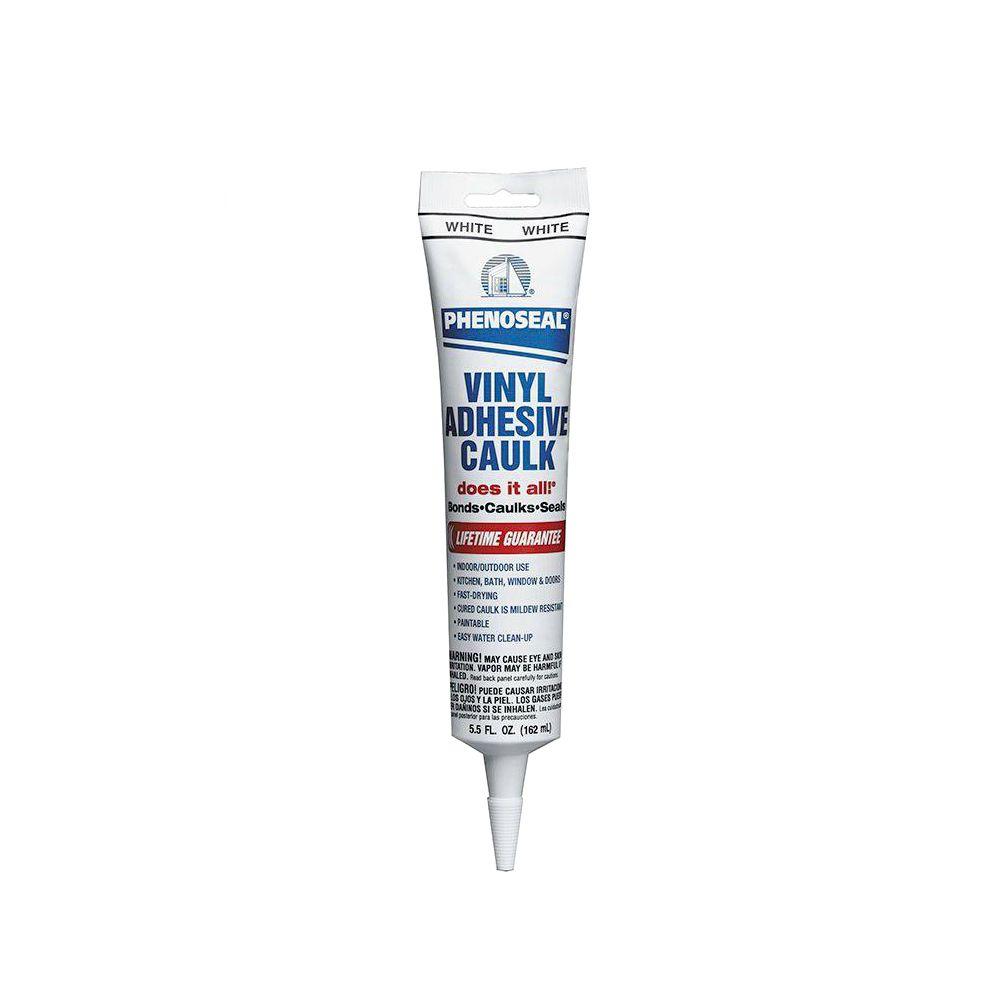 UPC 051136000990 product image for Caulk & Sealants: Phenoseal Adhesives & Fillers Does It All 5.5 oz. White Vinyl  | upcitemdb.com