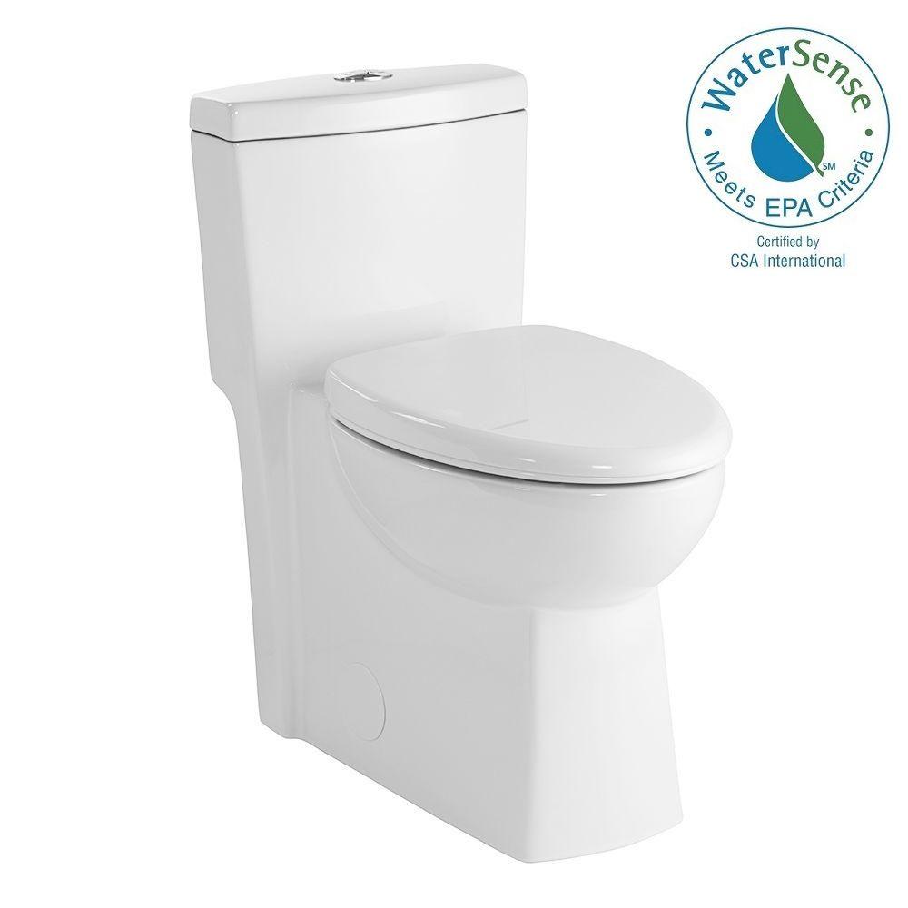 Schon 1piece 1.28 GPF Dual Flush Elongated Toilet in WhiteTL6115HCW