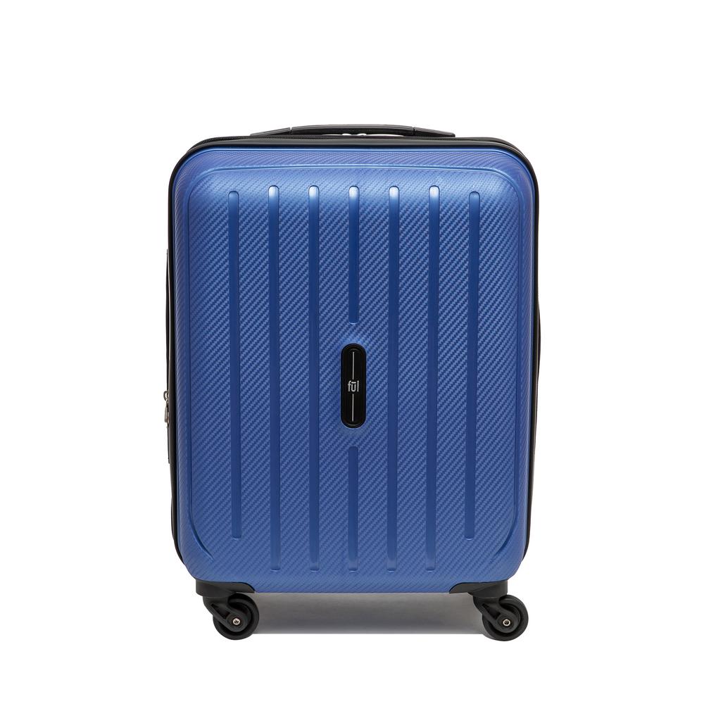 blue carry on suitcase