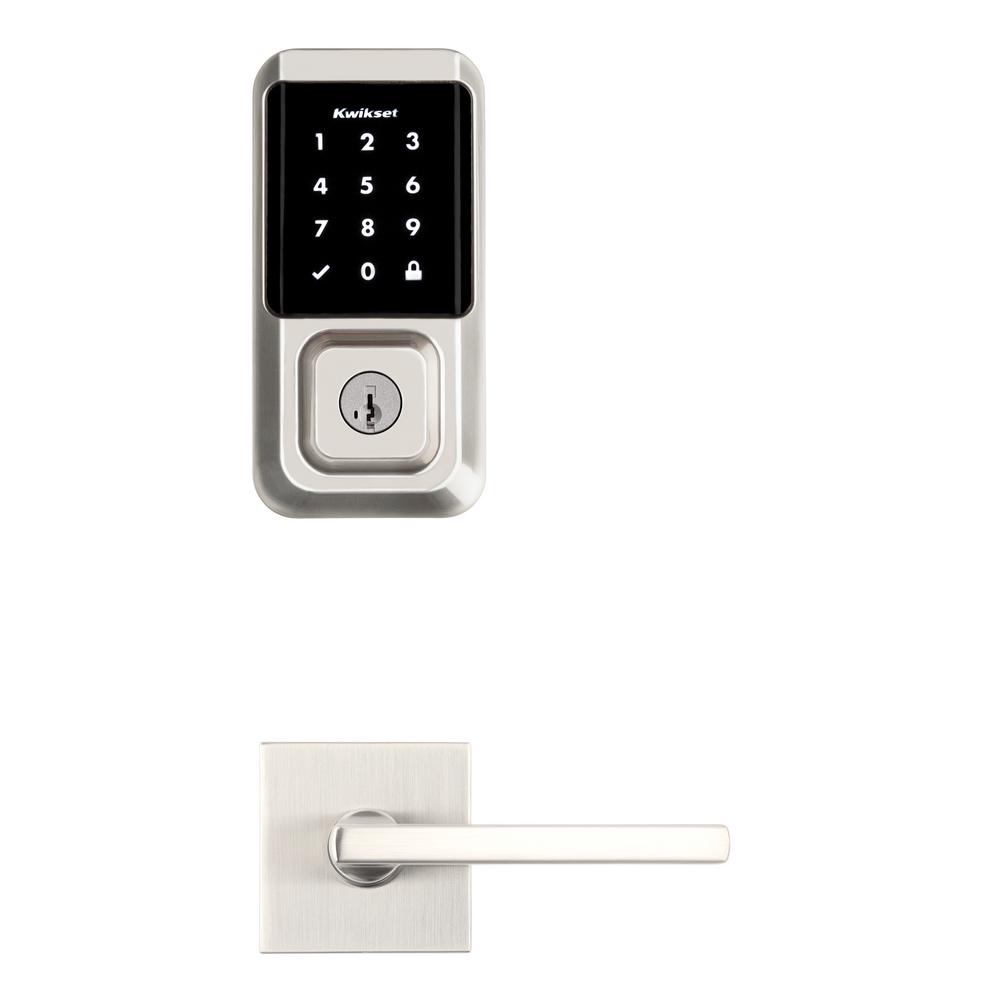 Kwikset HALO Satin Nickel Electronic Smart Lock Deadbolt Feat SmartKey