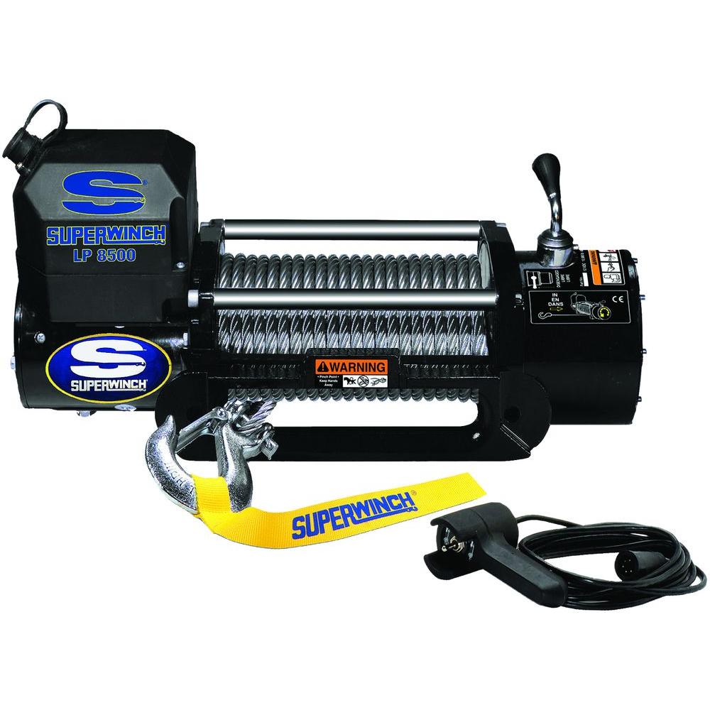 Superwinch LP8500 12Volt DC OffRoad Winch with Hawse Fairlead and 12