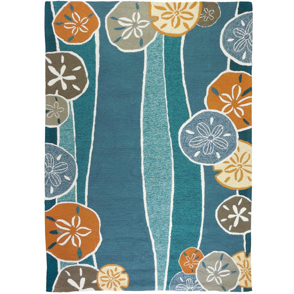 Beachcomber Blue C 5 Ft X 7 Rectangle Indoor Outdoor Area Rug