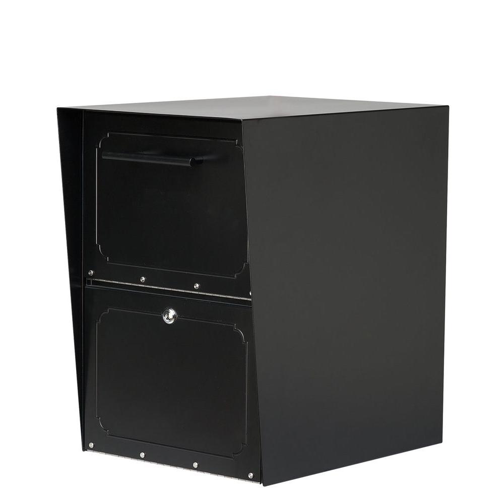 Architectural Mailbo Oasis Black Post Mount Or Column Architectural Mailbo Oasis Black Post Mount Or Column Locking Drop Box
