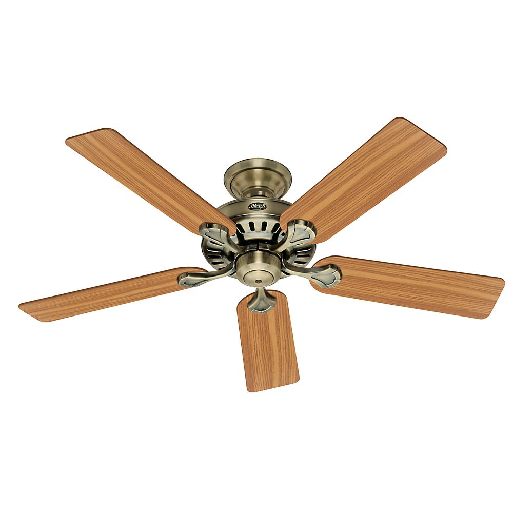 Hunter Kingsbury 52 in. Indoor Roman Bronze Ceiling Fan-53202 - The