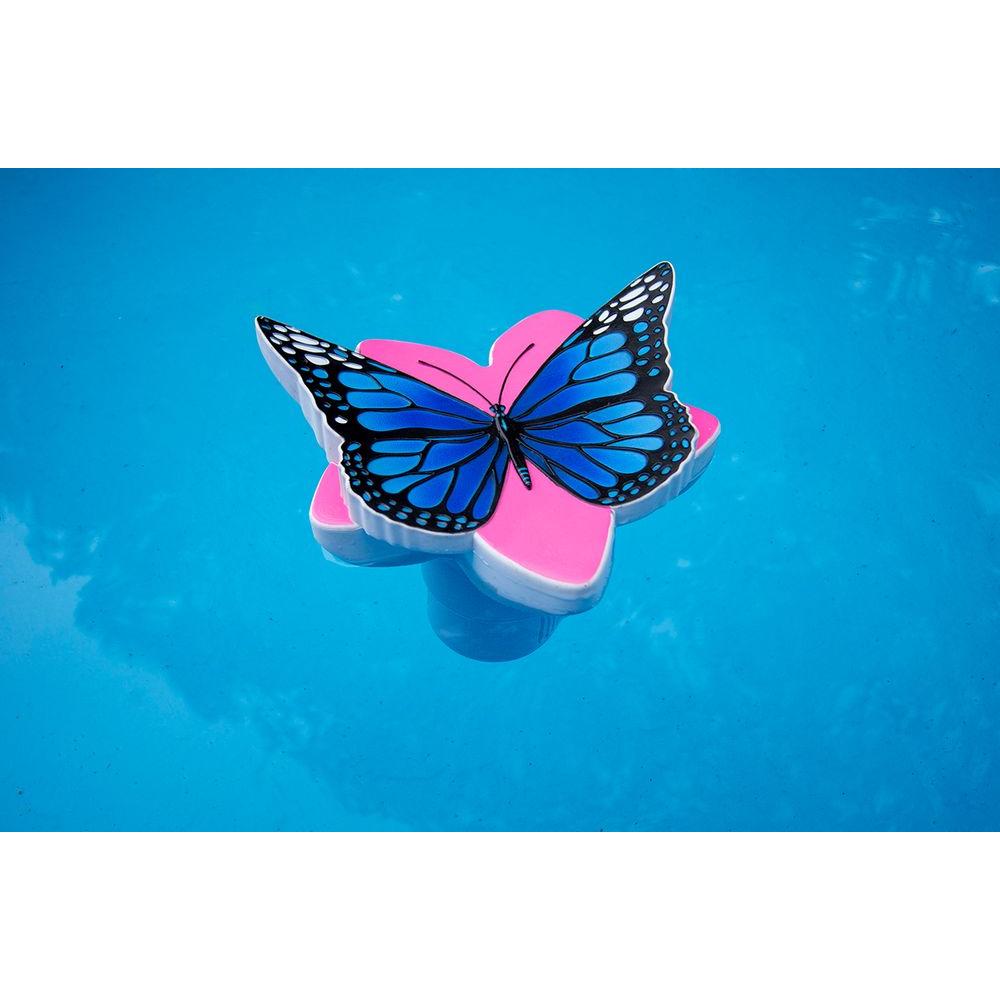 Poolmaster Butterfly Chlorine Dispenser in Blue-32129 - The Home Depot