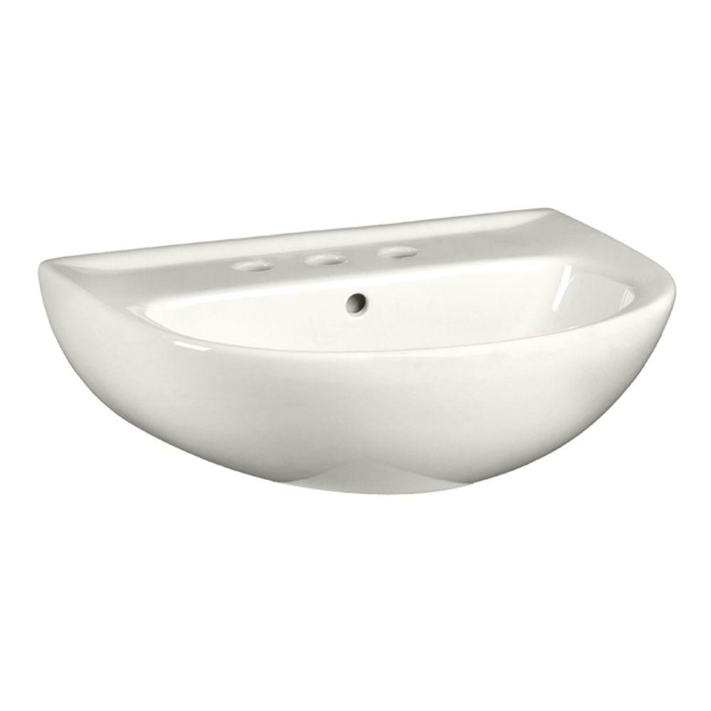 Glacier Bay Petite Aragon 8 3 In Pedestal Sink Basin White F Glacier Bay Petite Aragon 8 3 In Pedestal Sink Basin White F 500 4w The Home Depot