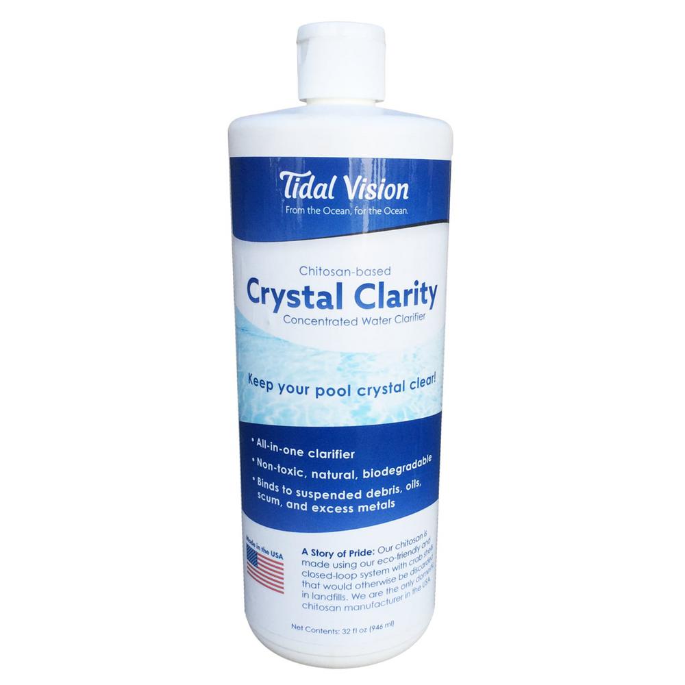 Unbranded Crystal Clarity 1 Qt. Pool and Spa Natural Clarifier0001 The Home Depot