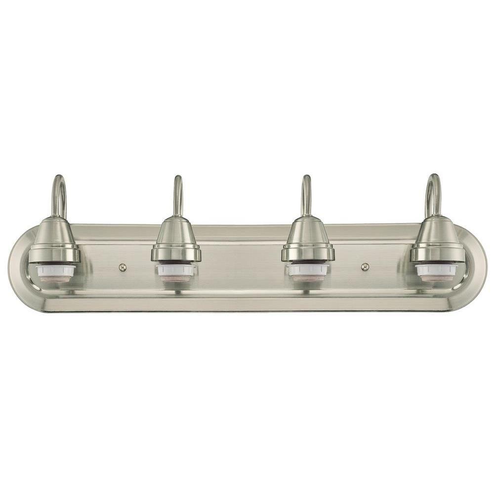 Westinghouse 4 Light Brushed Nickel Wall Mount Bath 6310300 Westinghouse 4 Light Brushed Nickel Wall Mount Bath