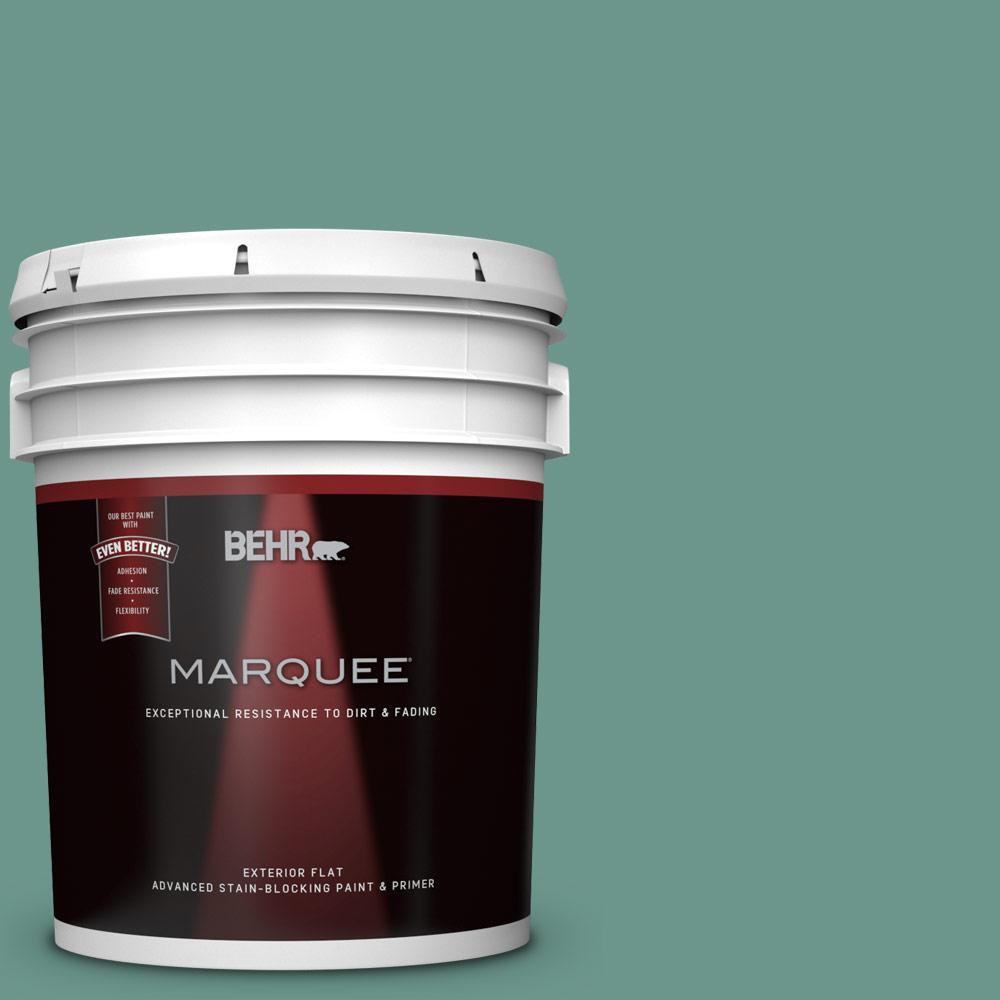 BEHR Premium Plus Gal N Lunar Surface Flat Exterior Paint And Primer In One