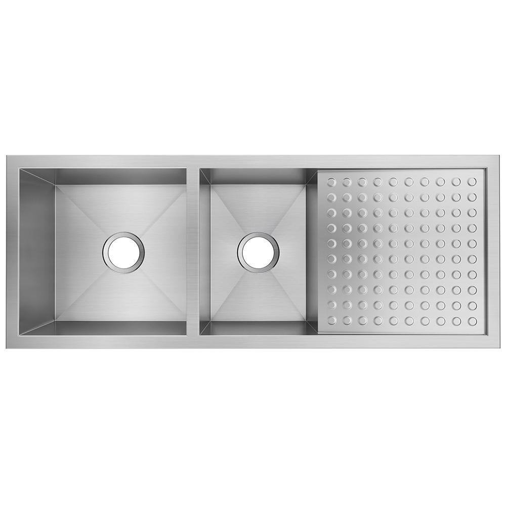 Elkay Crosstown Undermount Stainless Steel 47 in. Double ...