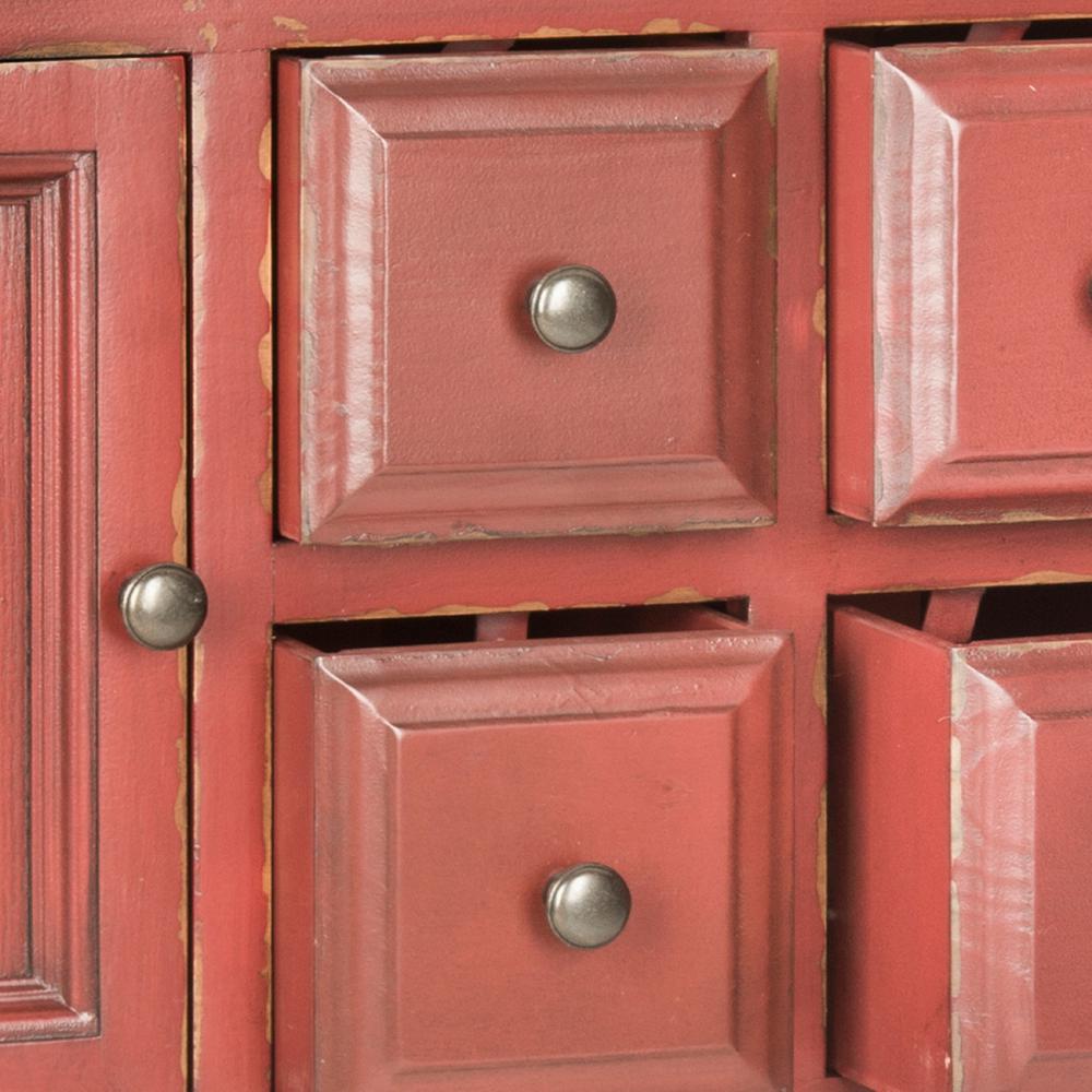 Safavieh Charlotte Egyptian Red Buffet With Storage Amh6517f The