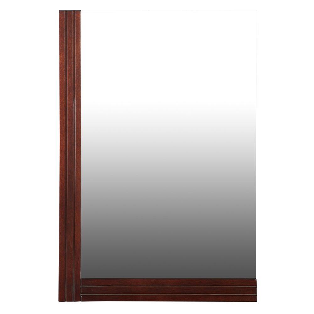 Home Decorators Collection Ellis 25 In X 17 Wall Mirror Dark Walnut