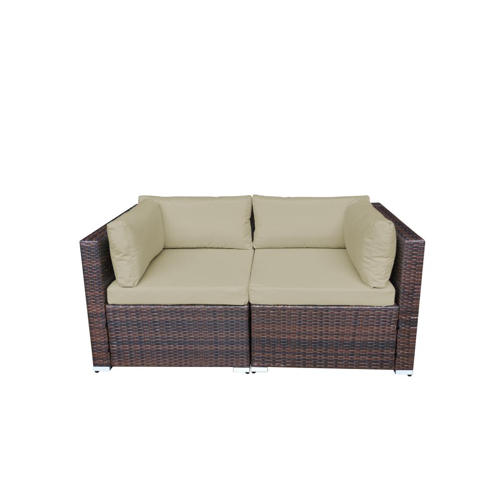 60 In Outdoor Sectionals Outdoor Lounge Furniture The Home Depot