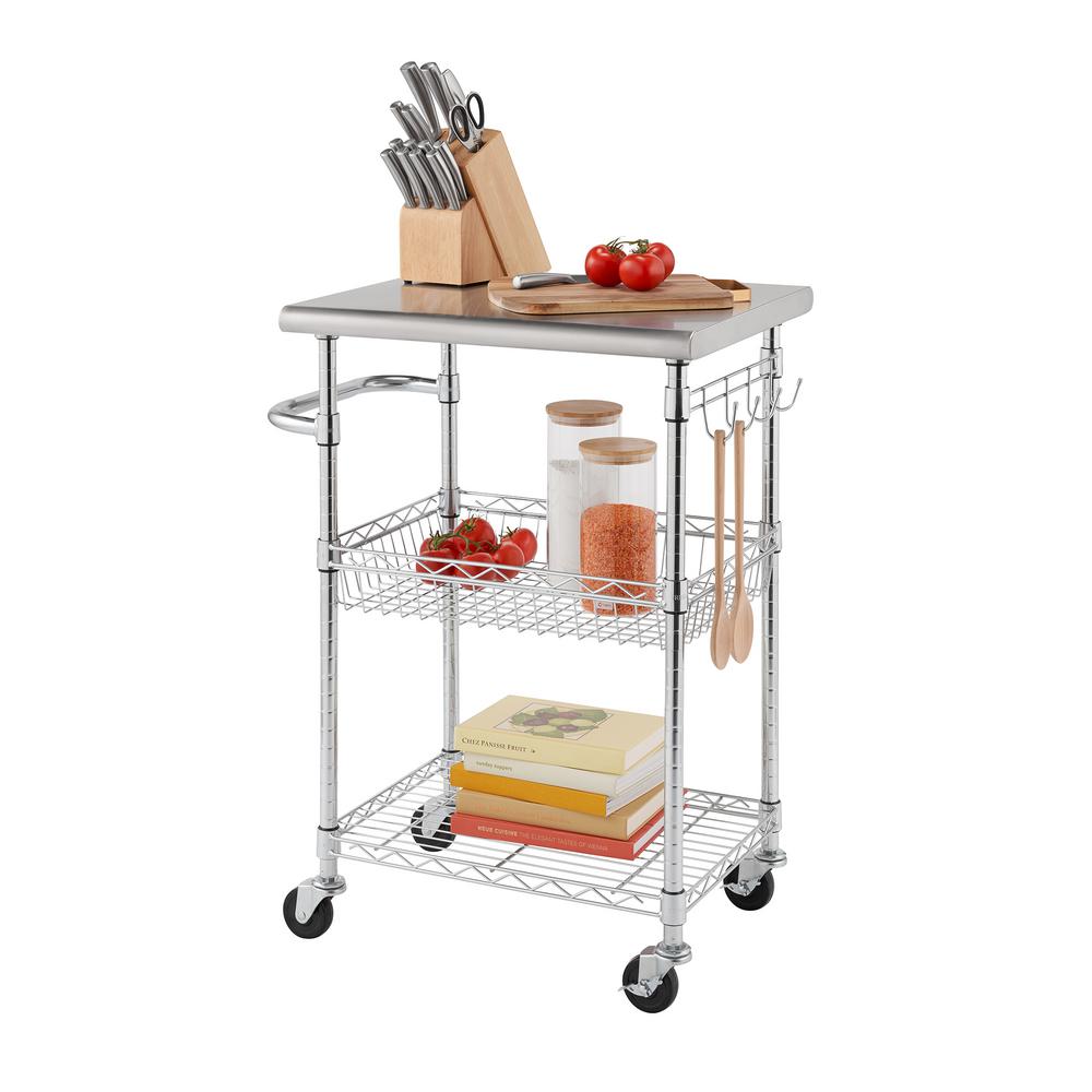 1 Year Limited Kitchen Carts Carts Utility Tables The Home Depot