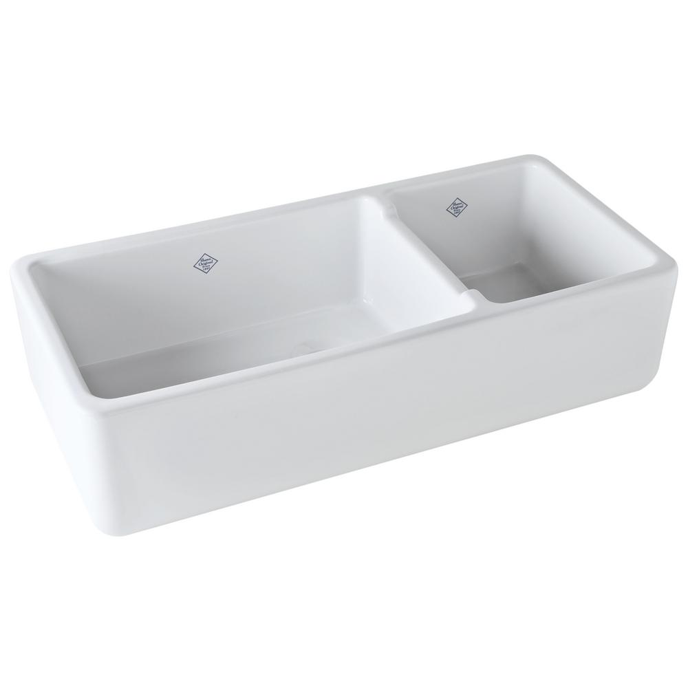 Rohl Lancaster Farmhouse A Front Fireclay 40 In Double Bowl Kitchen Sink White Rc4019wh The Home Depot - Rohl Shaw Farmhouse Kitchen Sink Rohl Lancaster Farmhouse A Front Fireclay 40 In Double Bowl Kitchen Sink White Rc4019wh The Home Depot - Rohl Shaw Farmhouse Kitchen Sink