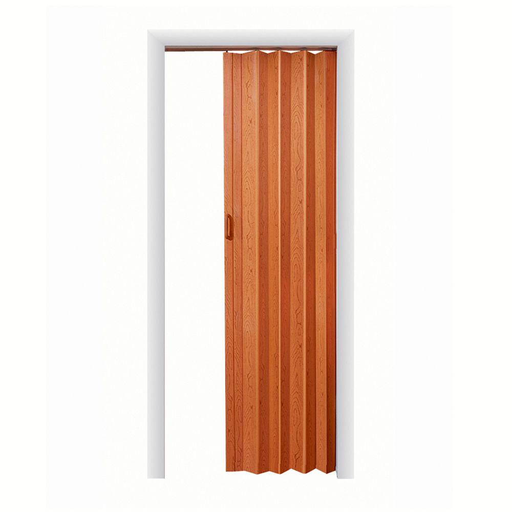 Spectrum 36 In X 96 In Oakmont Vinyl Pecan Accordion Door