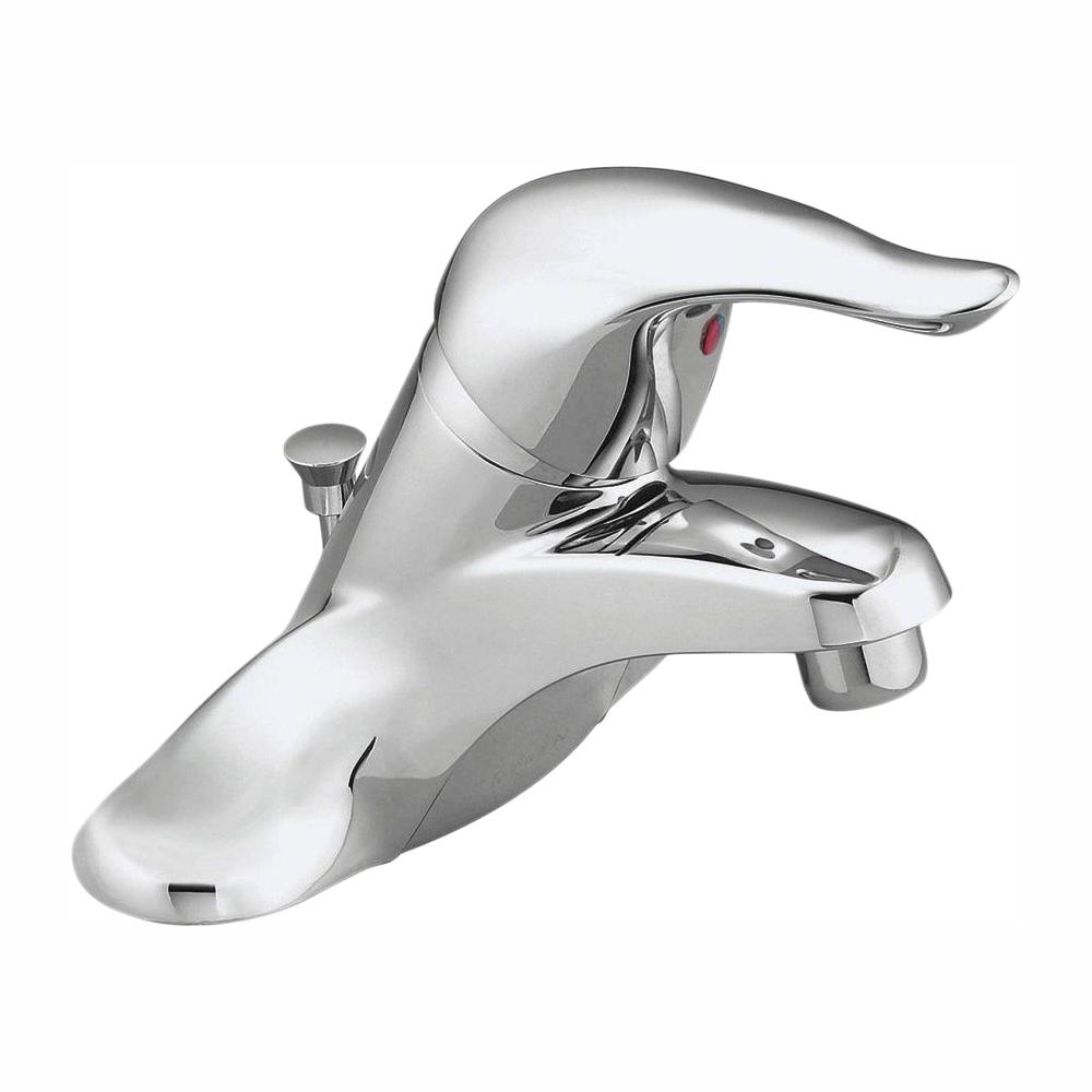 MOEN Chateau 4 in. Centerset Single Handle Low Arc Bathroom Faucet 