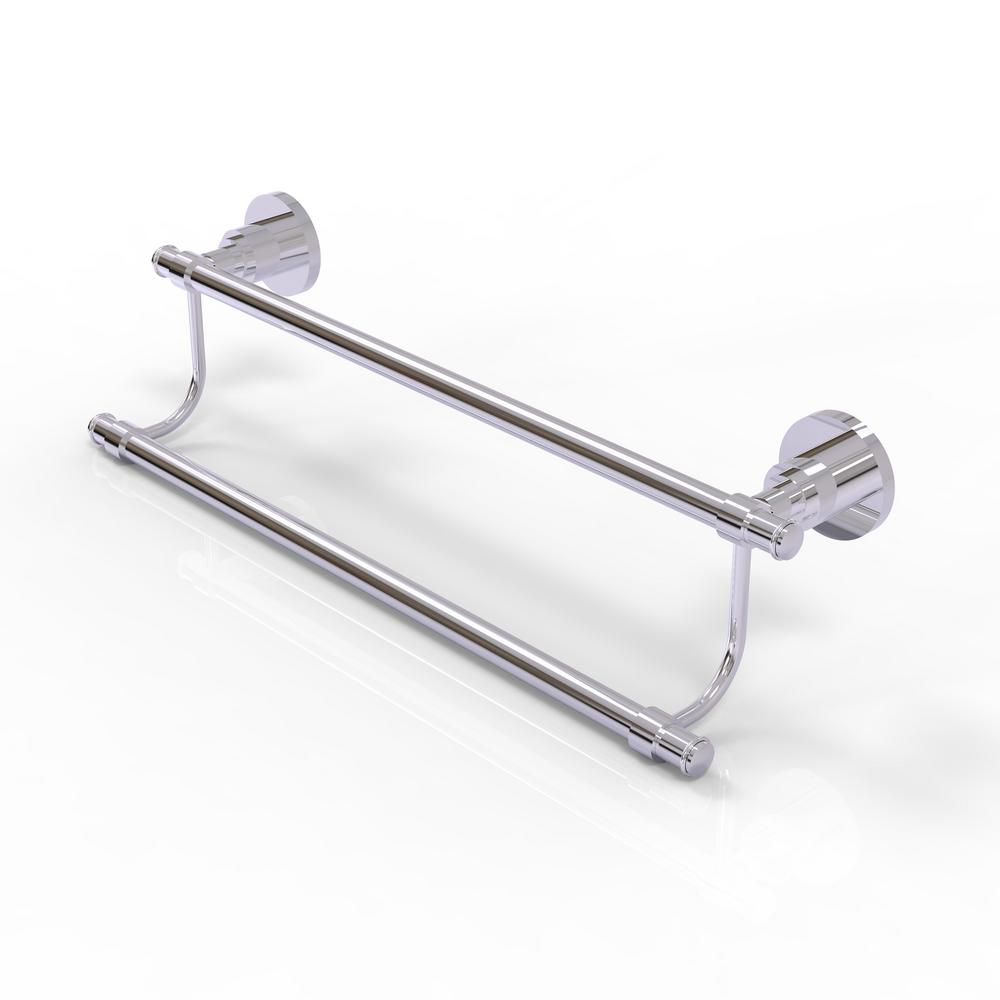 Allied Brass Washington Square Collection 36 in. Double Towel Bar in Polished ChromeWS72/36PC