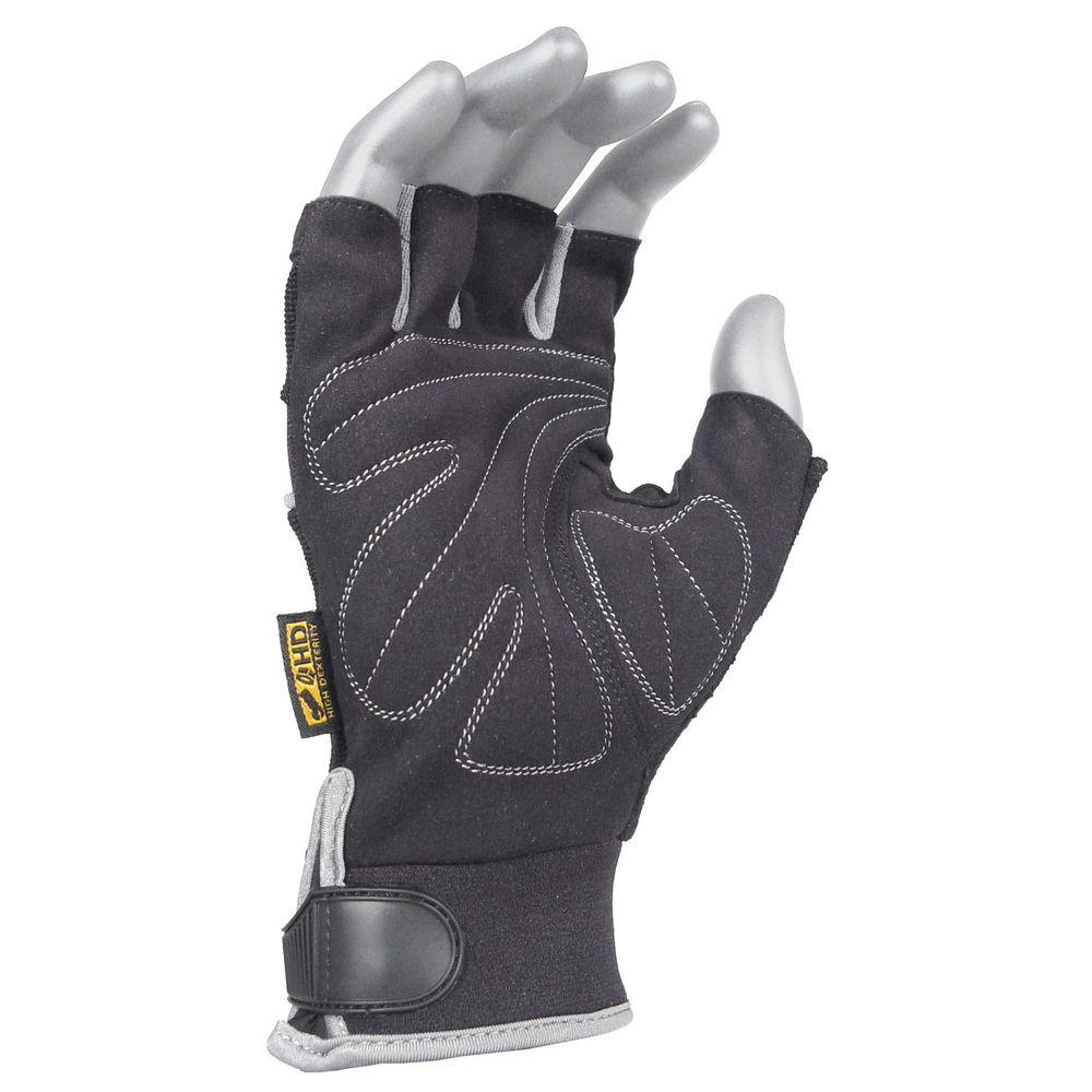 dewalt fingerless work gloves