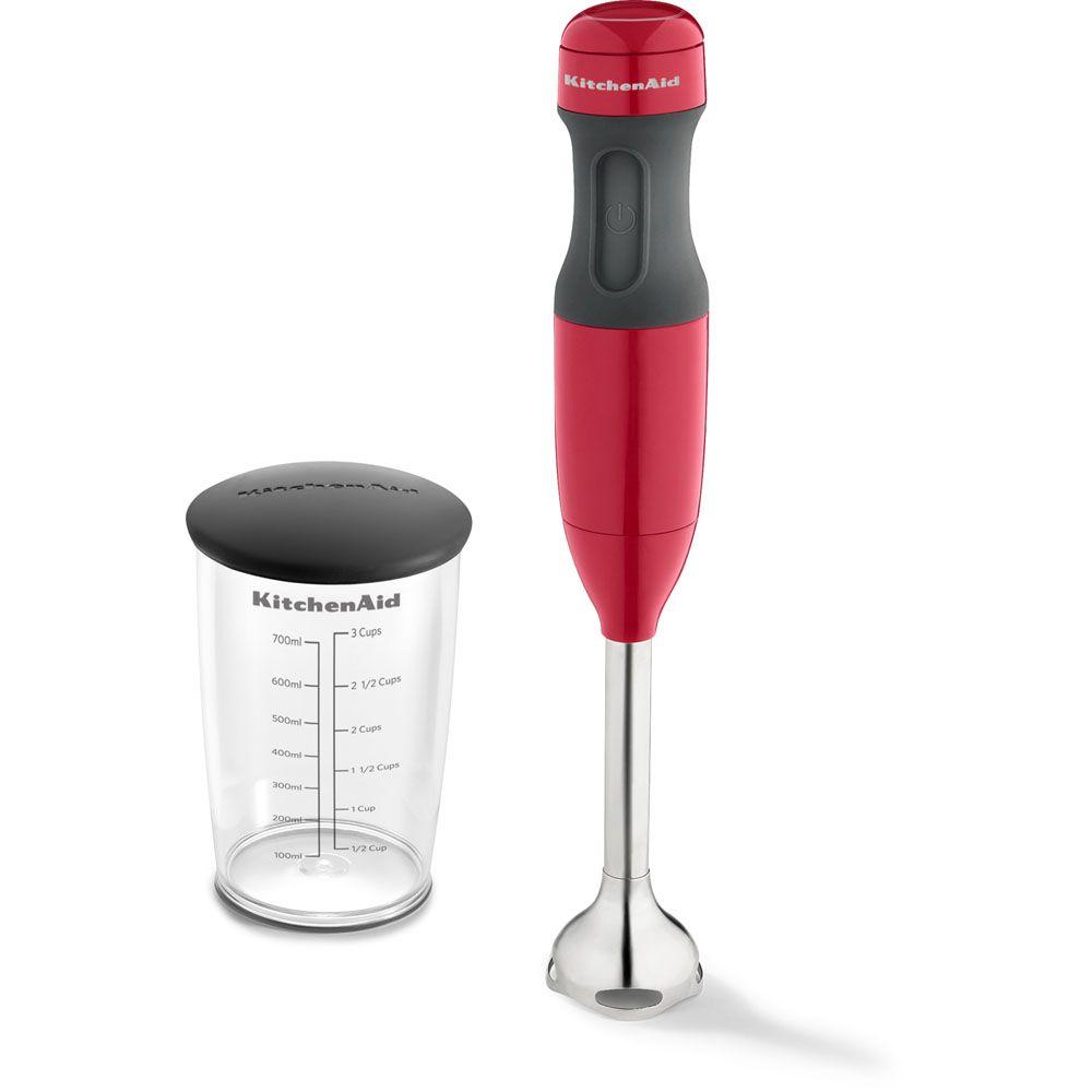 KitchenAid 2 Speed Immersion Blender KHB1231ER The Home Depot   Empire Red Kitchenaid Immersion Blenders Khb1231er 64 1000 