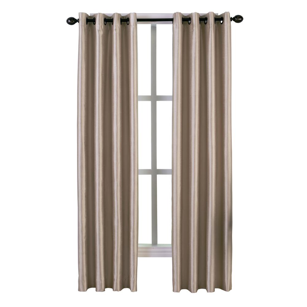 Malta Grommet Lined Panel 50 In W X 132 In L In Sand 1q806103sd