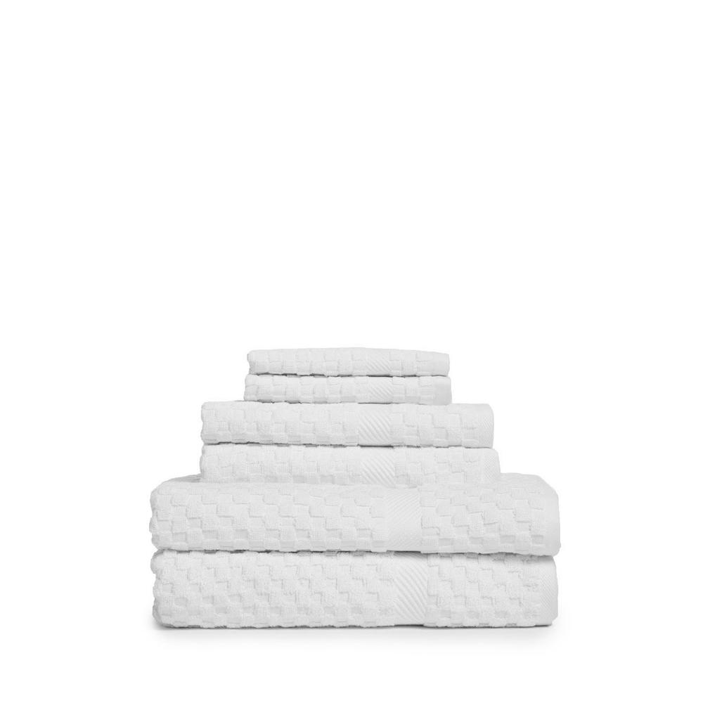 Lintex Softee 6Piece 100 Cotton Terry Bath Towel Set in Creme 872785