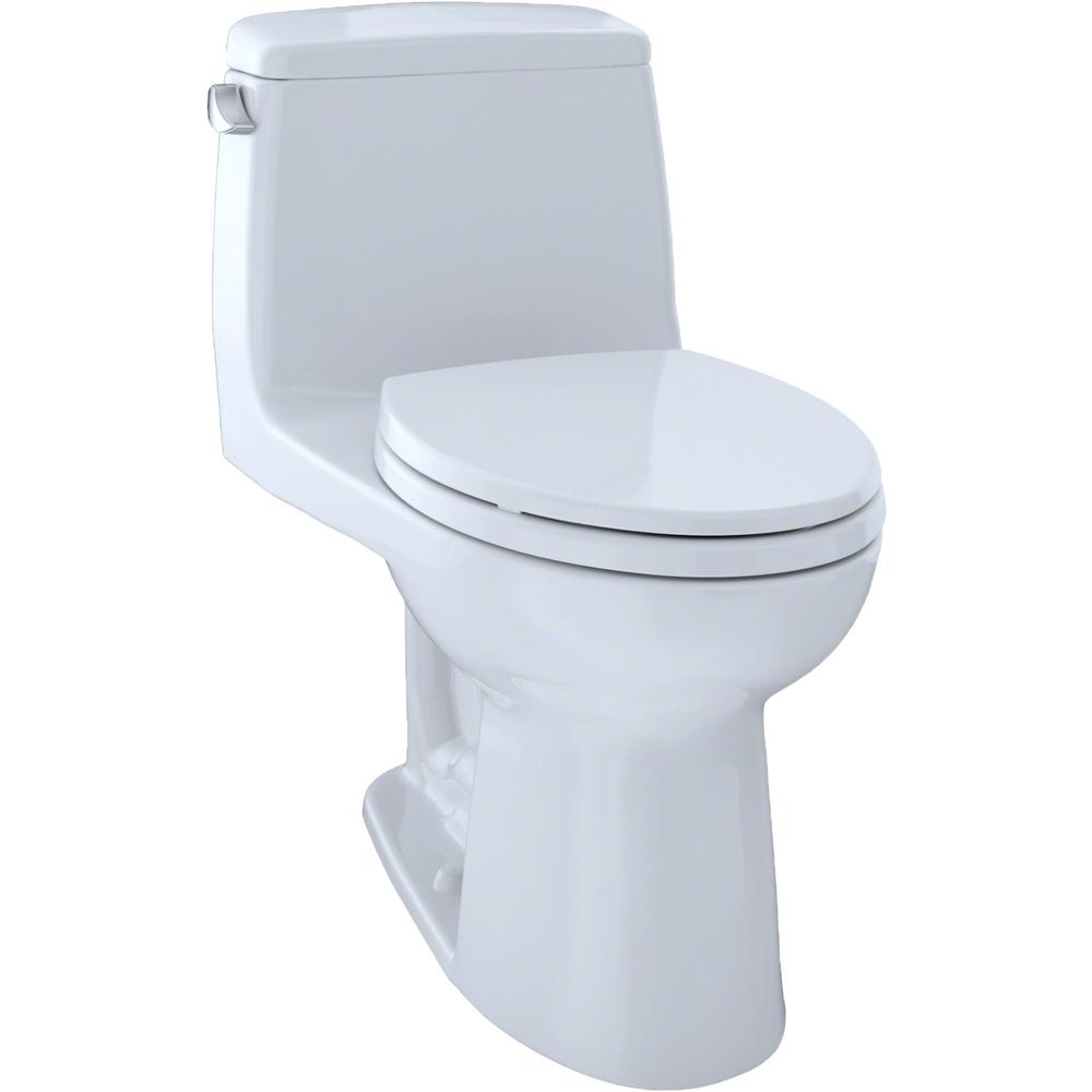 Toto Neorest G500 1 Piece 0 9 1 28 Gpf Dual Flush Elongated Toilet With Built In Washlet In Cotton White Ms970cemfg 12 The Home Depot