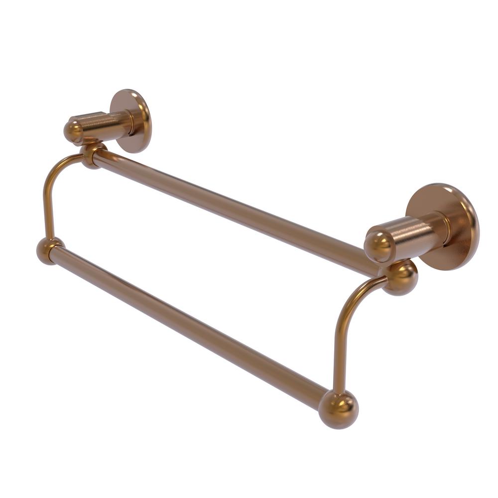 Allied Brass 7272G//24-ABZ 24 Inch Double Towel Bar Antique Bronze