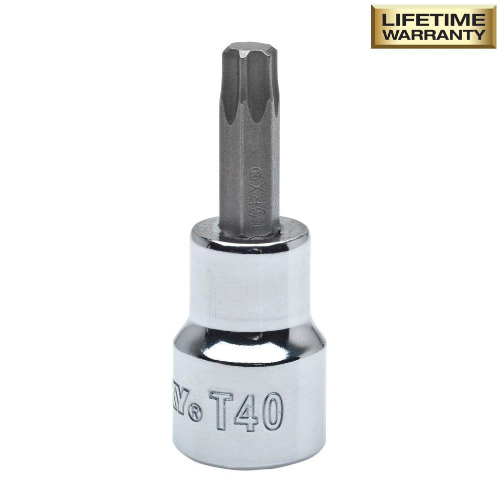 t40 torx head driver Torx head screw driver bit set, sihek 12pcs 1/4 inch hex shank t5.