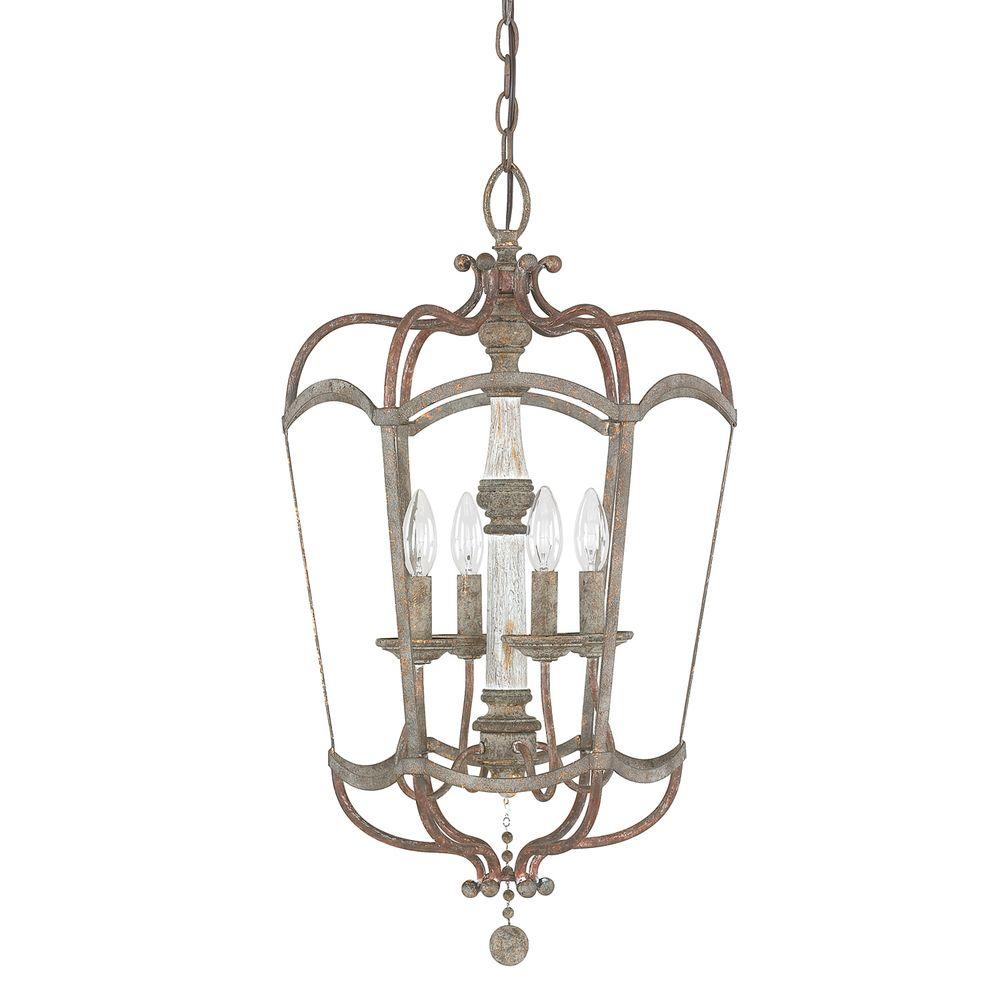Austin Allen Co 4 Light French Antique Pendant Austin Allen Co 4 Light French Antique Pendant