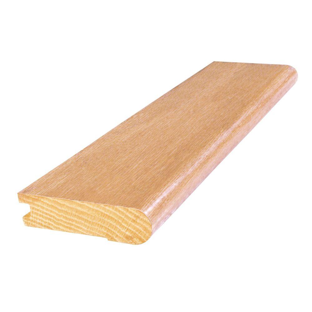 Mohawk Red Oak Natural 3 in. Wide x 84 in. Length Stair Nose Molding ...