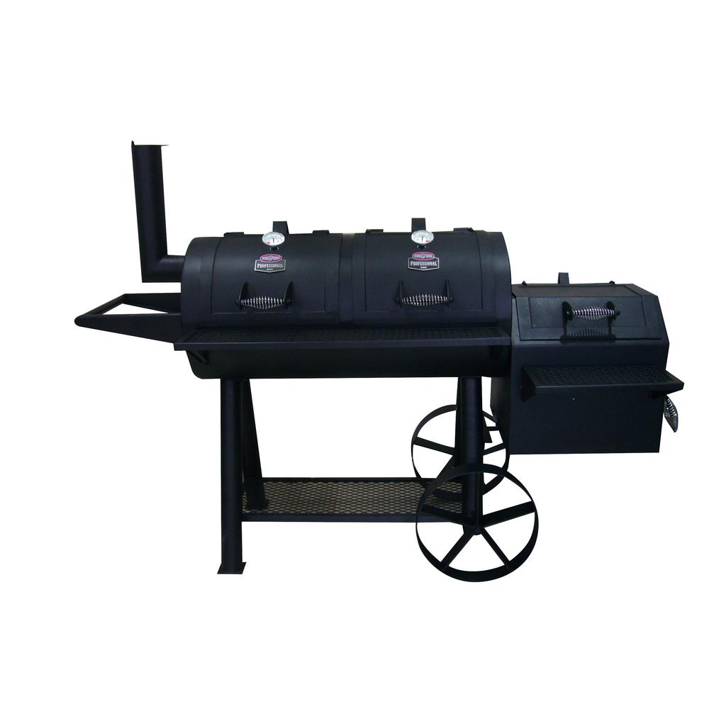 Kingsford 41 inch Ranchers Steer Series Charcoal Grill/Smoker in Black by Kingsford