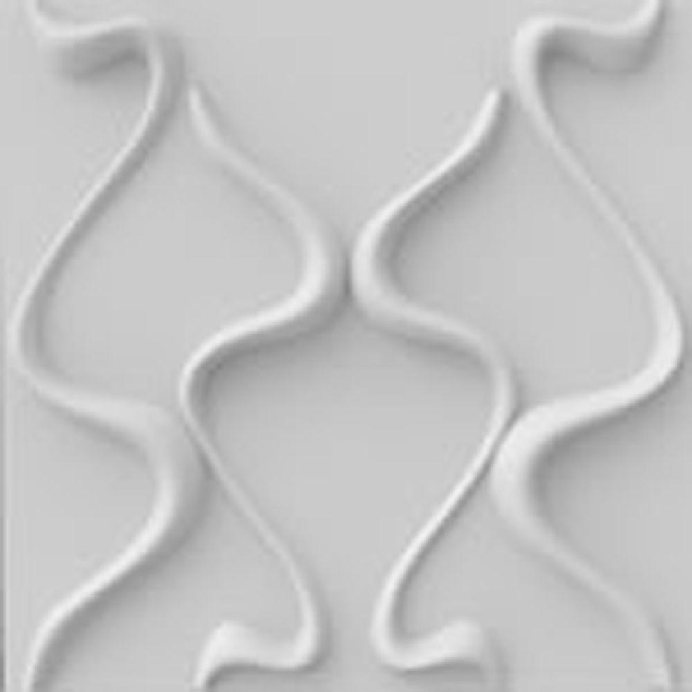 UPC 855269000069 product image for threeDwall 19.6 in. x 19.6 in. x 1 in. Off-White Plant Fiber Glue-On Wainscot Wa | upcitemdb.com