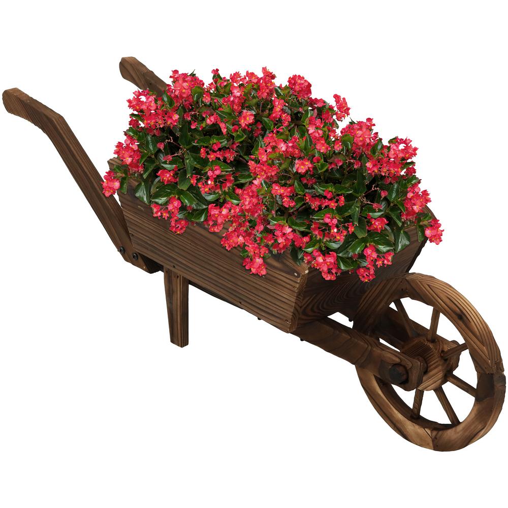 Sunnydaze Decor Wooden Decorative Wheelbarrow Planter Dsl 674 The Home Depot - Decorative Wheelbarrow For Garden Sunnydaze Decor Wooden Decorative Wheelbarrow Planter Dsl 674 The Home Depot - Decorative Wheelbarrow For Garden