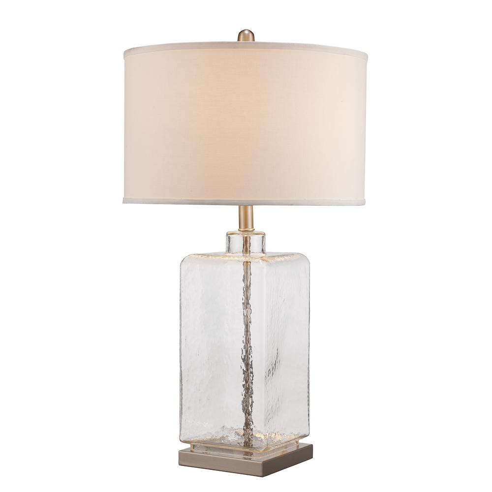 Bel Air Lighting Surfline 28 in. Brushed Nickel Table LampRTL8999
