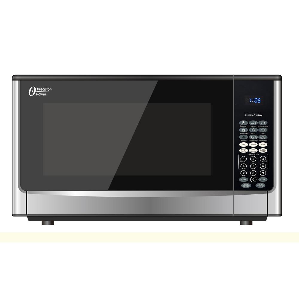 Oster 1.6 cu. ft. 1100-Watt Countertop Microwave with Inverter Sensor