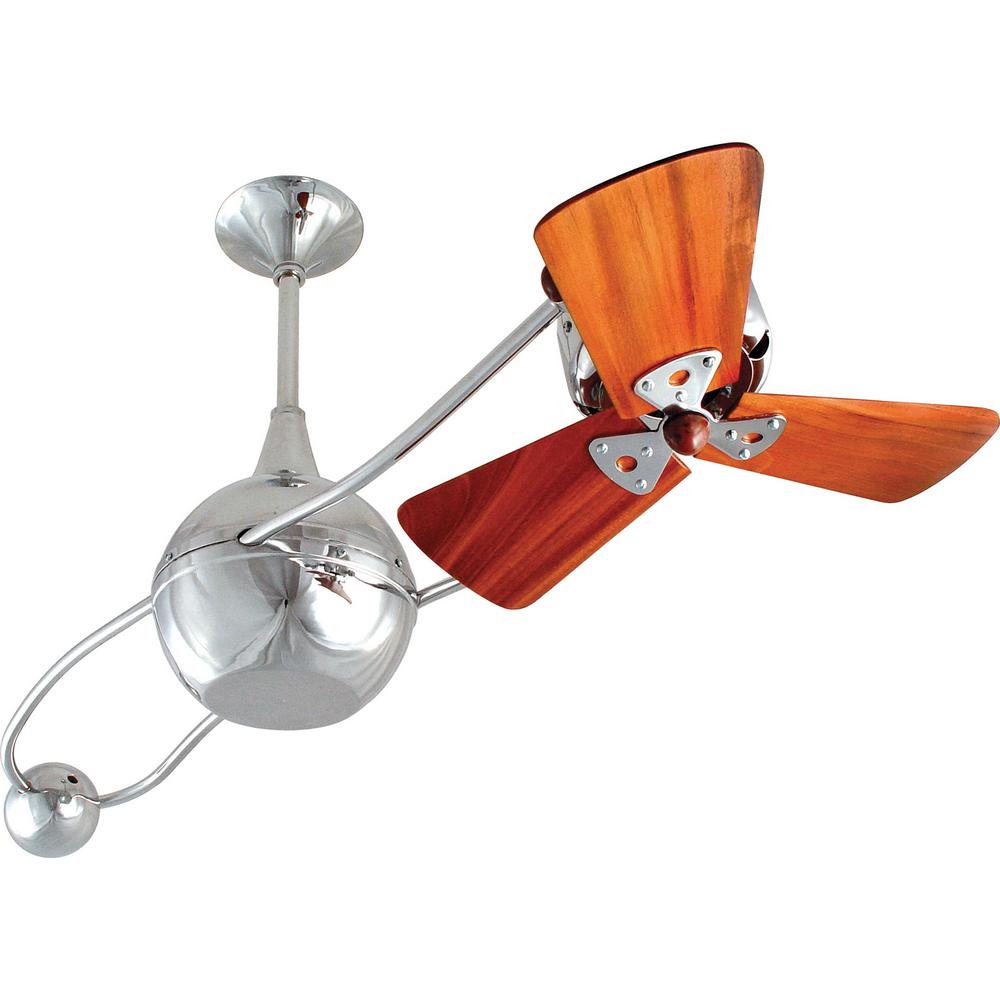 Radionic Hi Tech Mariah 40 In 3 Blade Polished Chrome Ceiling Fan 3 Blade Polished Chrome Ceiling Fan