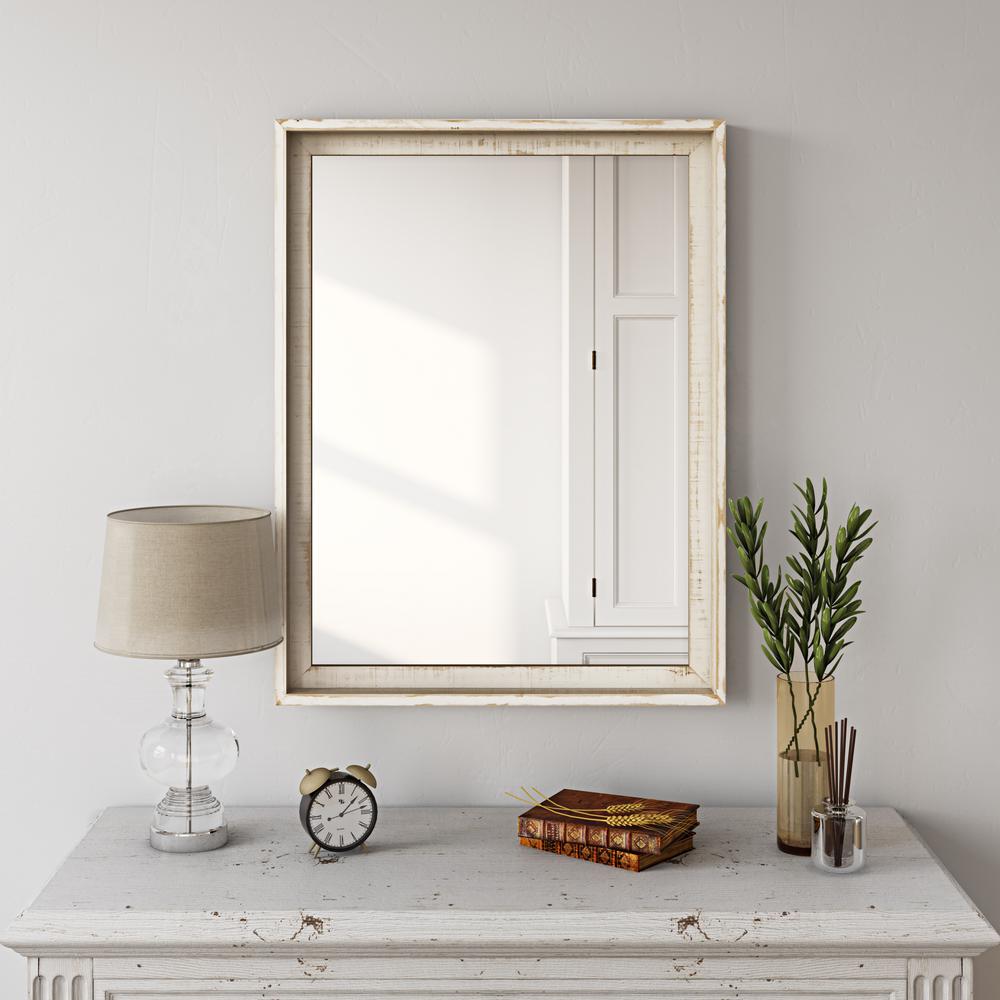 Aspire Home Accents Laurie 26 in. x 20.5 in. Farmhouse Wall Mirror was $139.0 now $66.36 (52.0% off)