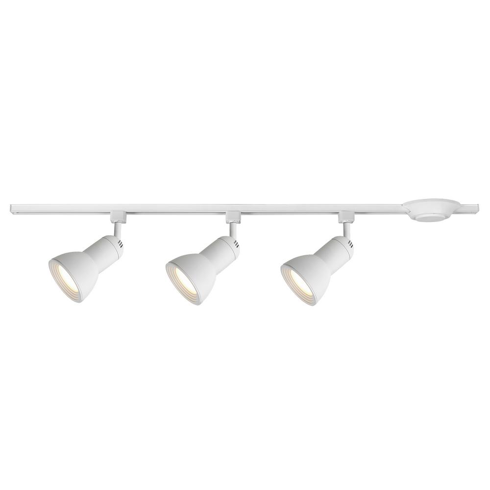 Hampton Bay Medium Step 44 In White Integrated Led Linear Track Hampton Bay Medium Step 44 In White Integrated Led Linear Track Lighting Kit