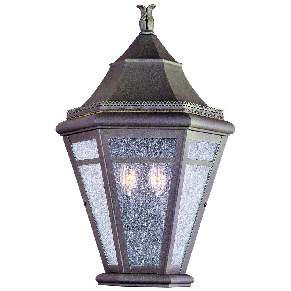 Troy Lighting Morgan Hill 2 Light Natural Rust Outdoor Wall Mount Troy Lighting Morgan Hill 2 Light Natural Rust Outdoor Wall Mount Lantern