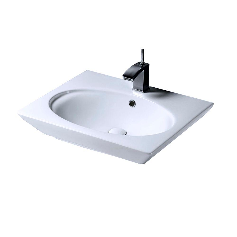 Barclay Products Series 600 Large WallHung Bathroom Sink in White4