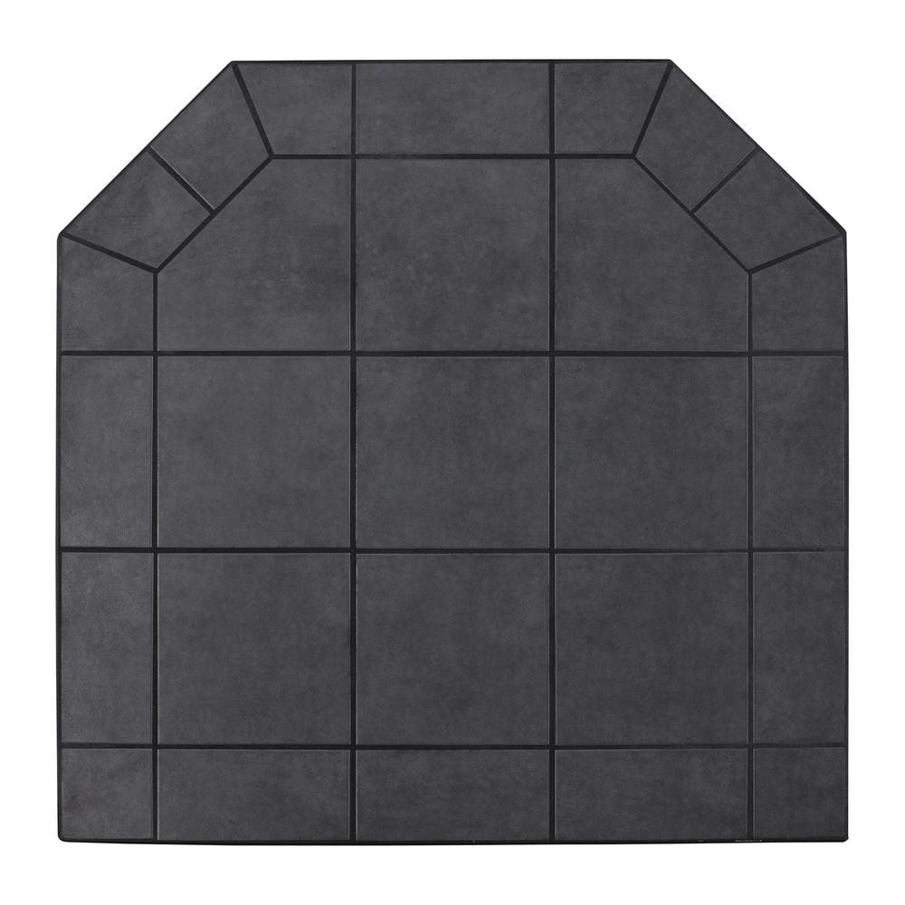 US Stove American Classics 48 in. Type 2 Black Jack Tile Hearth Pad